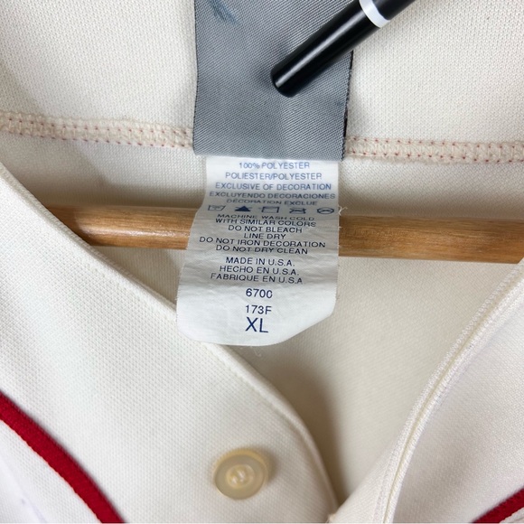 Vtg Majestic Men’s St. Louis Cardinals Stained Grunge Baseball Jersey Size XL - Picture 6 of 9